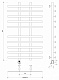 Полотенцесушитель электрический Secado Понтида 4, 100x60, черный матовый, подключение слева, 4673739240502 - изображение 2