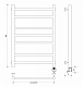 Полотенцесушитель электрический Secado Триада 2, 80x40, черный матовый, подключение слева, 4673739242865 - изображение 3