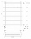 Полотенцесушитель электрический Secado Турин 1 КСП, 80x50, черный матовый, подключение слева, 4673739244319 - изображение 2