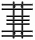 Полотенцесушитель электрический Secado Турин 2, 80x60, черный матовый, подключение слева, 4673739244531 - изображение 1
