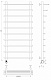Полотенцесушитель электрический Secado Турин 6, 120x40, черный матовый, подключение слева, 4673739245446 - изображение 2