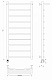 Полотенцесушитель электрический Secado Милан 1 СП, 120x50, белый матовый, подключение слева, 4673739210024 - изображение 2