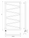 Полотенцесушитель электрический Secado Мирано, 120x50, белый матовый, подключение слева, 4673739221969 - изображение 2