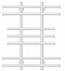 Полотенцесушитель электрический Secado Турин 2, 80x60, белый матовый, подключение слева, 4673739216781 - изображение 1