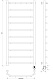 Полотенцесушитель электрический Secado Сандриго 4К 200x24, графит, 4673739260920, подключение слева - изображение 4