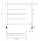 Полотенцесушитель водяной Secado Агата 1 60x40 - изображение 2