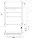 Полотенцесушитель водяной Secado Агата 1 60x40 - изображение 3