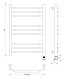 Полотенцесушитель водяной Secado Агата 1 КСП 120x60 - изображение 3