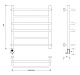 Полотенцесушитель водяной Secado Агата 2 60x50 - изображение 2