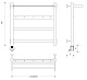 Полотенцесушитель водяной Secado Агата 4 120x60 - изображение 2