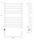 Полотенцесушитель водяной Secado Корсико 1 60x50 - изображение 2