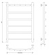 Полотенцесушитель водяной Secado Корсико 1 КСП 60x50 - изображение 6