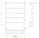 Полотенцесушитель водяной Secado Корсико 1 СП 60x60 - изображение 6