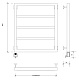 Полотенцесушитель водяной Secado Мерида 2 60x40 - изображение 2