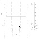 Полотенцесушитель водяной Secado Мерида 4 80x40 - изображение 6