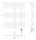 Полотенцесушитель электрический Secado Понтида 3 80x60, графит, 4673739280874, подключение слева - изображение 7