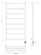 Полотенцесушитель электрический Secado Триада 1 КСП 100x60 - изображение 6