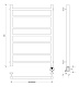 Полотенцесушитель электрический Secado Триада 2 80x40 - изображение 3