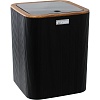 Ведро Fixsen Black wood, черный/коричневый, FX-401-6