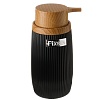 Дозатор для ванной Fixsen Black boom, черный/коричневый,  FX-411-1