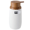 Дозатор для ванной Fixsen White boom, белый/коричневый, FX-412-1