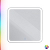 Зеркало в ванную Cezares Multicolore, 80 см, CZR-SPC-MC-800-800-RGB-TCH
