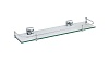 Полка для ванной Fixsen Kvadro с ограничителем, хром, FX-61303B