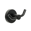 Крючок для полотенец Fixsen Comfort  Black двойной, черный матовый, FX-86005A