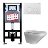 Инсталляция с унитазом Esbano 3 в 1 ONIX-W-SLIM-37GW белый