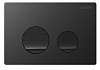 Клавиша слива Esbano SLIM-37MB матовый чёрный