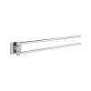 Полотенцедержатель прямоугольный Fixsen Lux Chrome, хром, FX-15002A