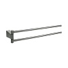 Полотенцедержатель прямоугольный Fixsen Trend Graphite, черный графит, FX-98002А