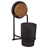 Стакан для ванной Fixsen Magic Wood, черный/коричневый, FX-46006
