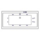 Ванна EXCELLENT PRYZMAT 160x75 WAEX.PRY16.SMART.WH, белый - изображение 8