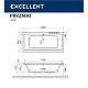 Ванна EXCELLENT PRYZMAT 180x80 WAEX.PRY18.SOFT.BR, бронза - изображение 7