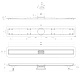 Душевой лоток BELBAGNO LUCE, 90 см, белый матовый, BB-LD-LUCE-90-BIANCO - изображение 3