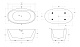 Ванна BelBagno, 150x80, BB404-1500-800 - изображение 6