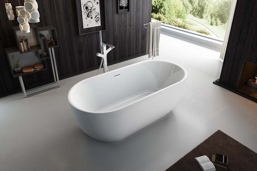 Ванна BelBagno, 150x80, белый, BB70-1500-800