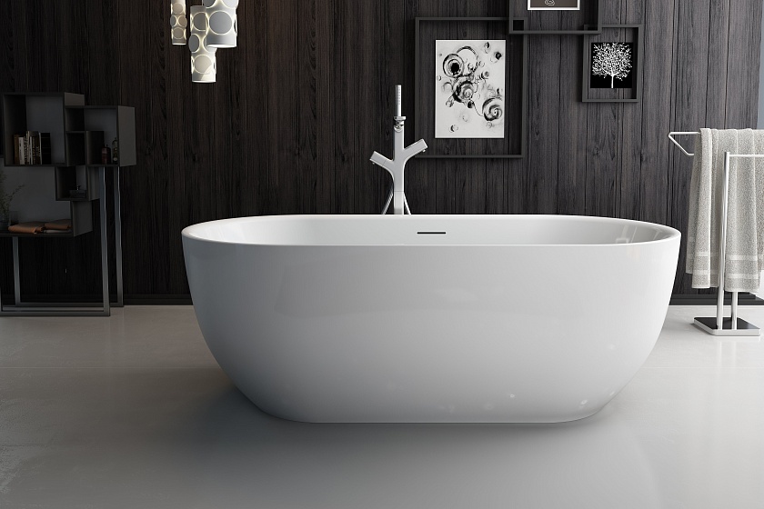 Ванна BelBagno, 150x80, белый, BB70-1500-800