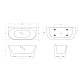 Ванна BelBagno, 155x70, BB711-1550-700 - изображение 10