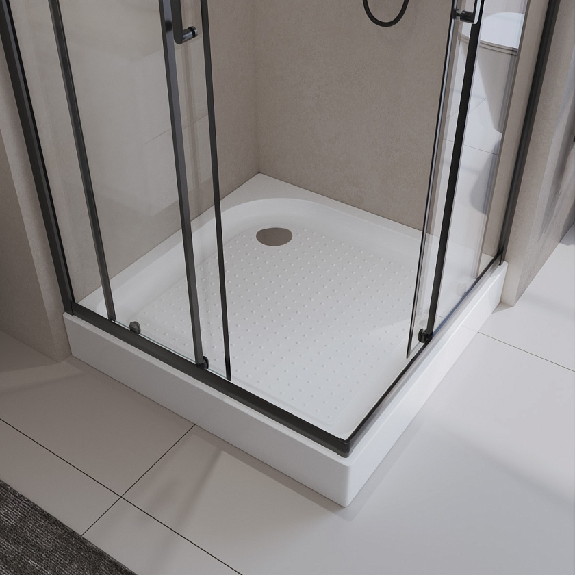 Душевой поддон BelBagno, 80x80, TRAY-BB-A-80-15-W