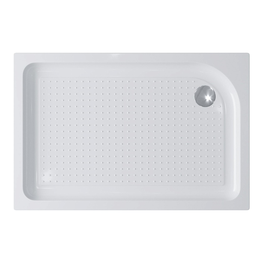 Душевой поддон BelBagno, 100x80, R, TRAY-BB-AH-100/80-15-W-R