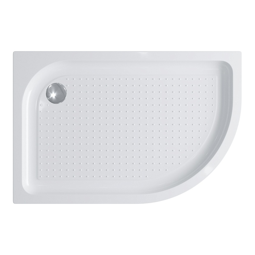 Душевой поддон BelBagno, 100x80, L, TRAY-BB-RH-100/80-550-15-W-L
