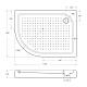 Душевой поддон BelBagno, 100x80, R, TRAY-BB-RH-100/80-550-15-W-R - изображение 8