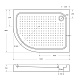 Душевой поддон BelBagno, 120x80, R, TRAY-BB-RH-120/80-550-15-W-R - изображение 8