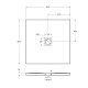 Душевой поддон BelBagno UNO, 80x80, белый матовый, TRAY-MR-UNO-A-80-35-W-CR - изображение 7