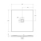 Душевой поддон BelBagno UNO, 90x90, черный матовый, TRAY-MR-UNO-A-90-35-NERO-CR - изображение 7