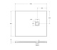 Душевой поддон BelBagno UNO, 100x80, белый матовый, TRAY-MR-UNO-AH-100/80-35-W-CR - изображение 7