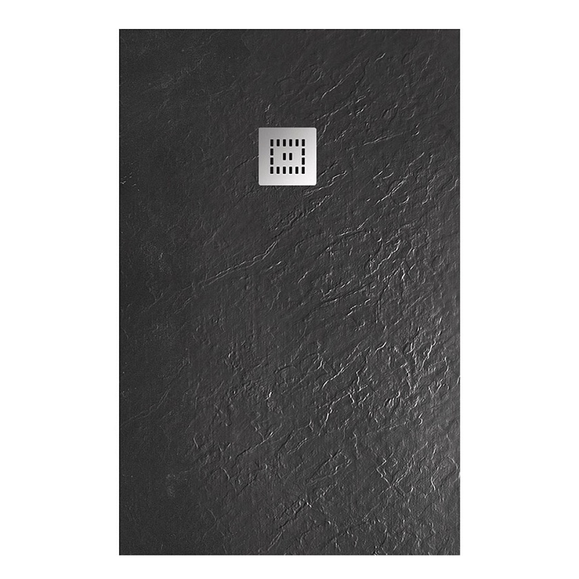 Душевой поддон BelBagno UNO, 120x80, черный матовый, TRAY-MR-UNO-AH-120/80-35-NERO-CR
