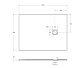 Душевой поддон BelBagno UNO, 120x90, черный матовый, TRAY-MR-UNO-AH-120/90-35-NERO-CR - изображение 7